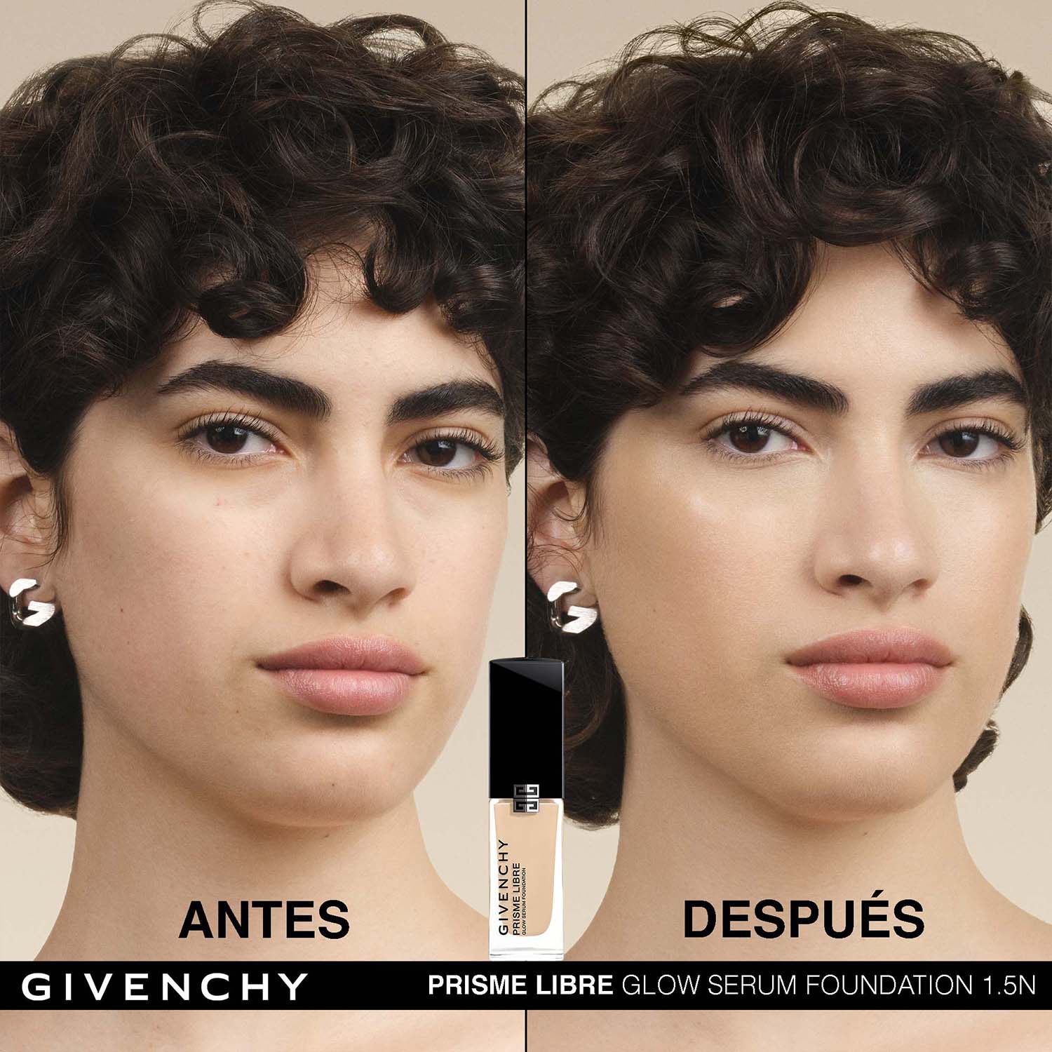 PRISME LIBRE GLOW SERUM FOUNDATION. BASE DE MAQUILLAJE EN SUERO QUE MEJORA LA PIEL, LUMINOSIDAD 24H E HIDRATACIÓN 48 H (BASE DE MAQUILLAJE EN SUERO)